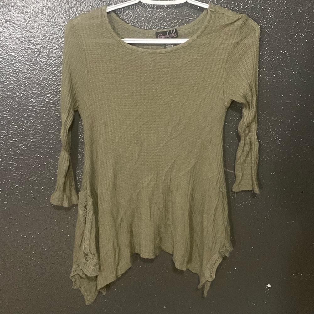 size small, green, only worn once